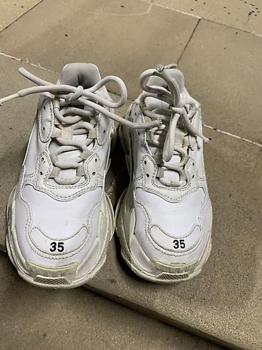 Qadın ayaqqabıları: Balenciaga, Ölçü: 35, rəng - Ağ, İşlənmiş — 2