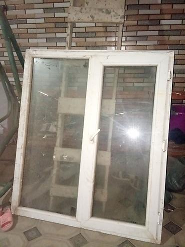 canavar sekilleri profil ucun: Plastik pəncərə çərçivəsi – 2 bölməli - Material: ağ PVC profil - — 1