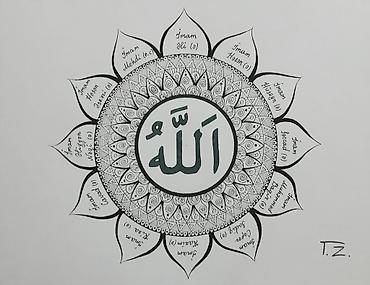 ramka sifarisi: Əl işi qrafika və illüstrasiya rəsmləri (mandala və naxışlı — 7