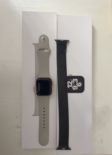 часы se: Apple Watch SE 2 40mm (Gold), полный комплект. Состояние 10/10