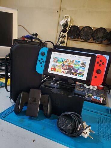 nintendo switch прошитая купить: Nintendo switch вторая ревизя 32+256гб прошитый (чипованный) в