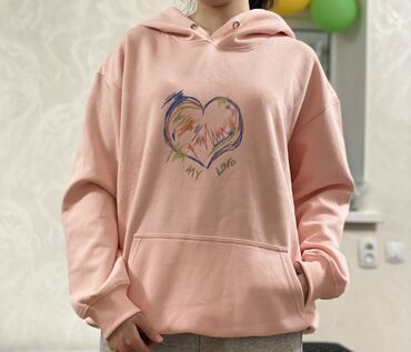 Толстовки, худи: Худи, На флисе, Оверсайз, Китай, Новый, Все размеры — 7