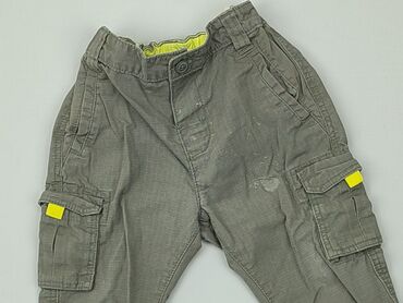legginsy jasno szare: Spodnie dresowe, 9-12 m, stan - Dobry