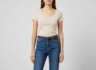 t shirty sznurek: H&M, Футболка жіноча, розмір S