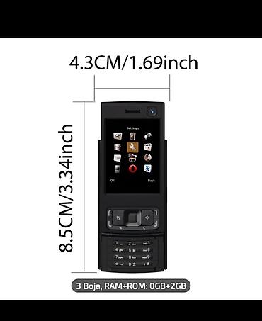 pegla za putovanja: Mini klizni telefon .Porucuje se i ceka se 10-tak dana. Obavezna — 1