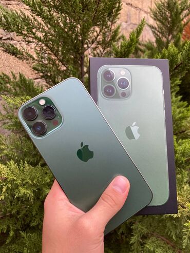 iphone 13 pro max kreditle: IPhone 13 Pro Max, 128 GB, Alpine Green, Sənədlərlə, Simsiz şarj, Face ID