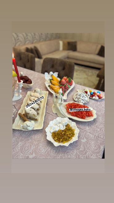 limoges: Her bir qab elde hem hediyyelik, hem cehizlik🥰
