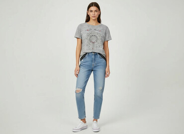 koszulki premiere: Bershka, Women`s T-shirt, size S