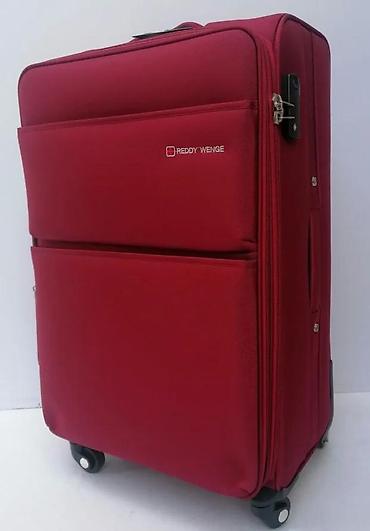 Putni koferi i torbe: Set kofera za putovanje – 3 komada, crvena boja - Brend: Reddy Wengie — 9