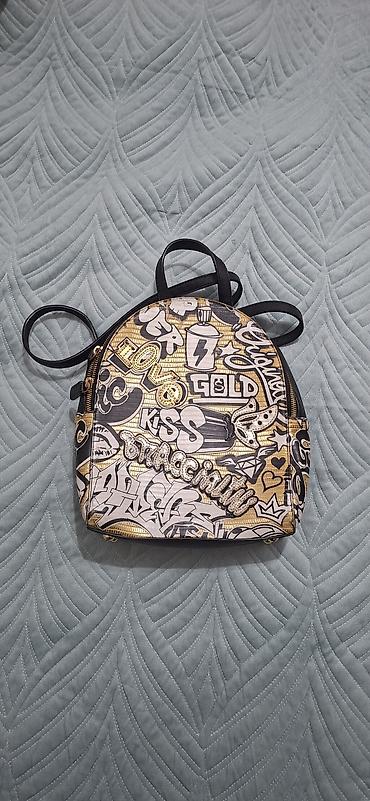 graffito cat.3p polarized: Оригинальный рюкзак Braccialini (б/у)с ярким принтом в стиле граффити — 2