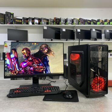 amd процессор: Игровой компьютер Бюджетный игровой комплект для популярных онлайн игр at lalafo.kg amd процессор: Игровой компьютер Бюджетный игровой комплект для популярных онлайн игр