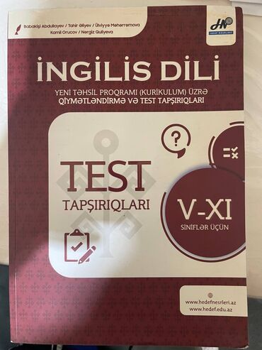 Testlər: İngilis dili Testlər 11-ci sinif, Hədəf, 1-ci hissə