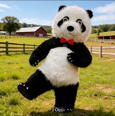 Bayram kostyumları: Panda maskotu – tədbirlər və animasiya üçün - Panda fiqurlu tam bədən — 1