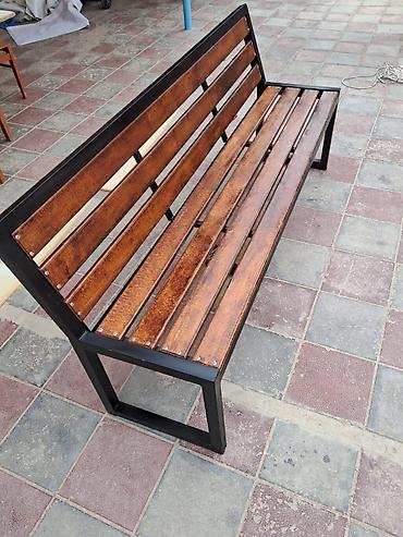 giris qapi: Yeni, Dördbucaq masa, 2 stul, Açılmayan, Skameykalar ilə, Metal — 3