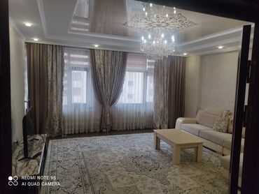 рио квартиры в Кыргызстан: 2 комнаты, 86 кв. м, С мебелью полностью