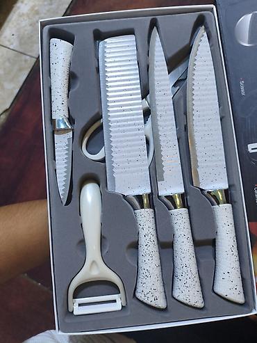 Bıçaqlar: FORGING FAMILY 6 PCS KNIFE SET – ZP-003 Mətbəx üçün komplekt: - 8" — 3