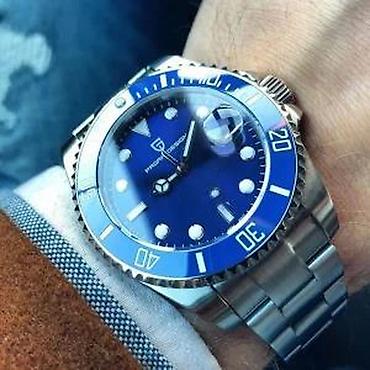Ručni satovi: PAGANI DESIGN PD-1639 -43mm-Plava-Rolex Submariner-Automatik Potpuno — 9