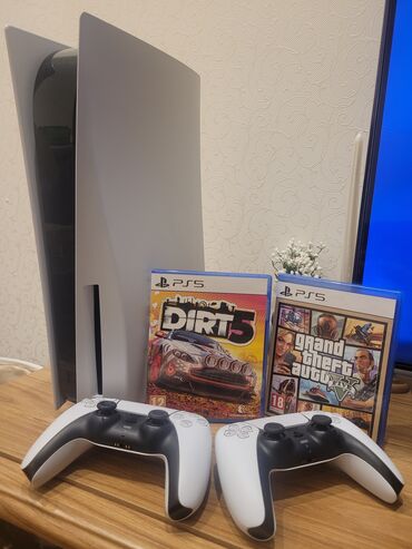 PS5 (Sony PlayStation 5): Playstation 5 satılır çox təcili. ideal vəziyyətdədir təmirdə