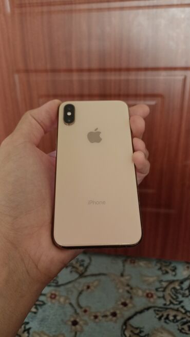 iphone x бишкек бу: IPhone Xs, Колдонулган, 64 ГБ, Алтын, 77 %