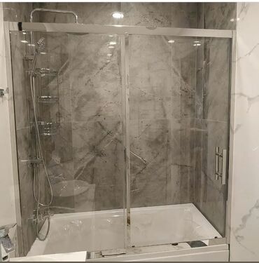 Duş kabinaları, arakəsmələr: Yeni Arakəsmə, Künc üçün, Pulsuz çatdırılma — 11
