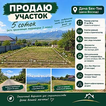 бишкек амлари: 5 соток, Курулуш, Кызыл китеп — 1