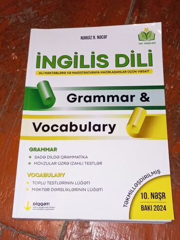 Testlər: Təmiz səliqəli qalıb 1 dəfə işlənib çox gözəl kitabdır