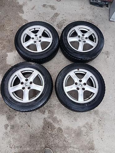 step wgn: Комплект из 4 колес Honda: оригинальные литые диски с шинами. - — 8