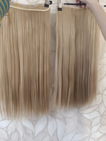 Təbii saçlar, pariklər: Taxma saçlar, Süni — 9