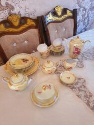 Süfrə qab-qacaqı: Çay dəsti, Kobalt, Madonna, 6 nəfərlik, Almaniya