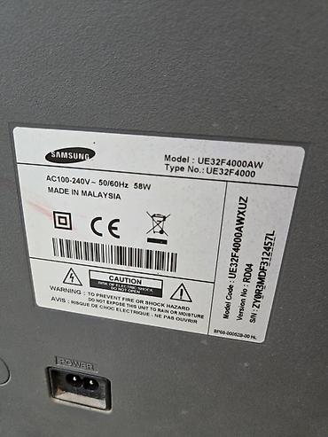 son model tv: İşlənmiş Televizor Samsung LED ekran 32" Ünvandan götürmə — 4