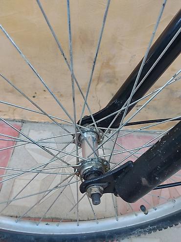 velo rambo: Stels Velo şəhər/komfort tipli velosiped - Rəng: mavi-ağ, qəhvəyi — 8
