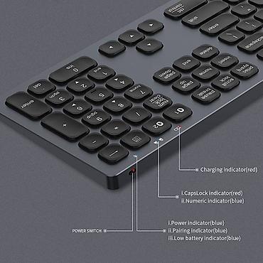 logitech k380: Клавиатура BK9803 Bluetooth 3.0 Aluminum alloy+ABS 110 keys 5 — 7