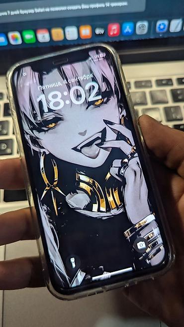 iphone cs max: IPhone 12 mini, Б/у, 128 ГБ, Черный, Защитное стекло, Чехол, Кабель, 94 % — 1