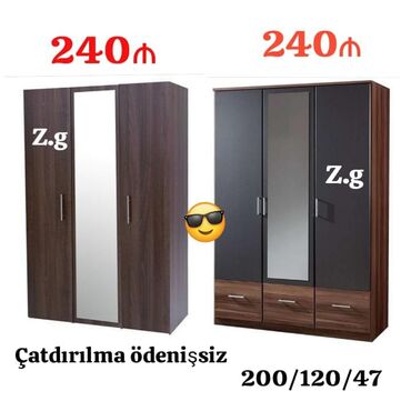 Dolablar: Yeni, Düz dolab, Qarderob, paltar dolabı