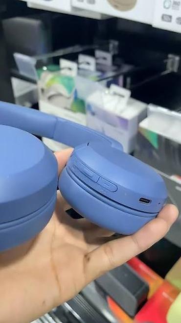 Настольные ПК и комплектующие: Беспроводные накладные наушники Sony (цвет: голубой) пишите в Ватсап — 1