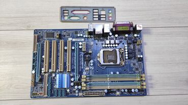 Материнские платы: Материнская плата, Б/у, Gigabyte, LGA1156, ATX, Для ПК