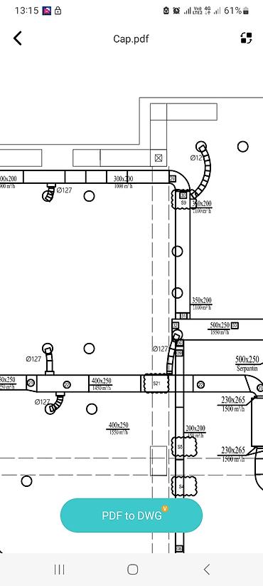 Dizayn, layihə: Xidmət: PDF layihə fayllarının DWG (AutoCAD) formatına çevrilməsi — 3