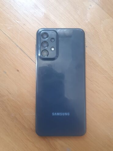 usb samsung: Samsung Galaxy A23, 128 GB, rəng - Boz, Sensor, Barmaq izi, İki sim kartlı