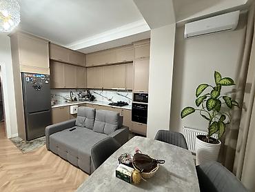 2 комнаты, 62 м², Асанбай мкр Элитка, 5 этаж, Дизайнерский ремонт