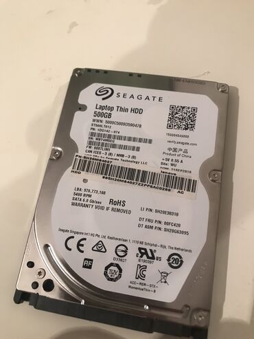 аккумуляторы для ноутбуков внешний универсальный: Накопитель, Новый, Seagate, HDD, 512 ГБ, Для ПК