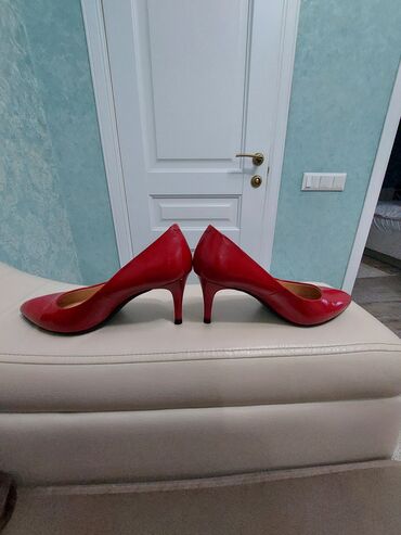 зимние мужские обувь: Туфли Zenden, 37, цвет - Красный