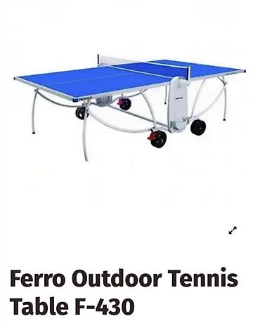 tarlar: Ferro Outdoor Tennis Table F-430 – açıq havada istifadəyə uyğun — 2