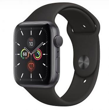 Aksesuarlar: Apple Watch Series 5 (Space Gray, Qara Sport kəmər) yaxwi veziyyetdedi — 1