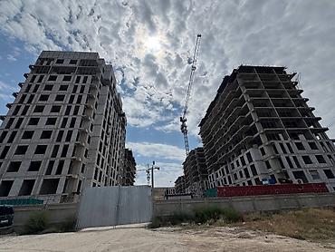 жк европа: 3 комнаты, 83 м², Орто-Сай с. Элитка, 6 этаж, ПСО (под самоотделку) — 6
