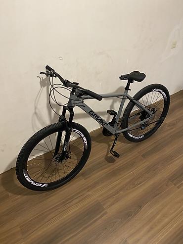 velo mtb: Yenidi🔥🔥🔥GMark dağ velosipedi - Çərçivə: yüngül alaşımlı, mat boz — 2