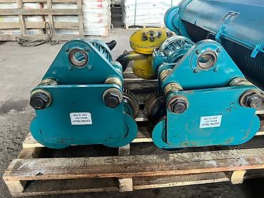 Тельферы: Продаём б/у тельфер (подъёмник) грузоподъёмностью 10 тонн. Длина троса — 4