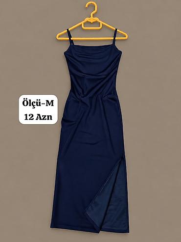 Tünd göy rəngli zərif don - Ölçü: M (şəkildə göstərilib) - Qiymət: 12 lalafo.az -da Tünd göy rəngli zərif don - Ölçü: M (şəkildə göstərilib) - Qiymət: 12