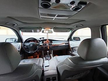 masin ucun qosqu: BMW 530: 3 l | 2007 il Sedan — 7