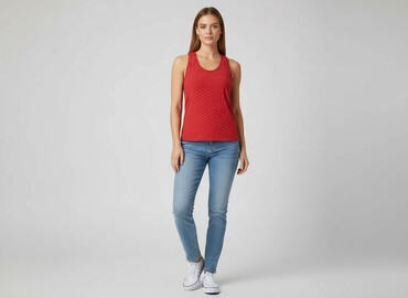 nadruk na koszulkach decathlon: T-shirt damski, rozmiar S