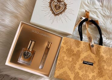 золотой комплект: Dolce&Gabbana devotion 50ml+10ml nabor.Adore dan hediye